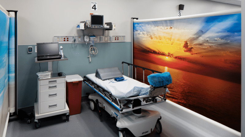 Isolation Room Privacy Screens for Hospitals - Rolascreen